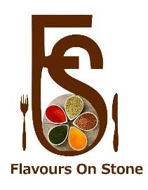 Logo-flavours  on stone